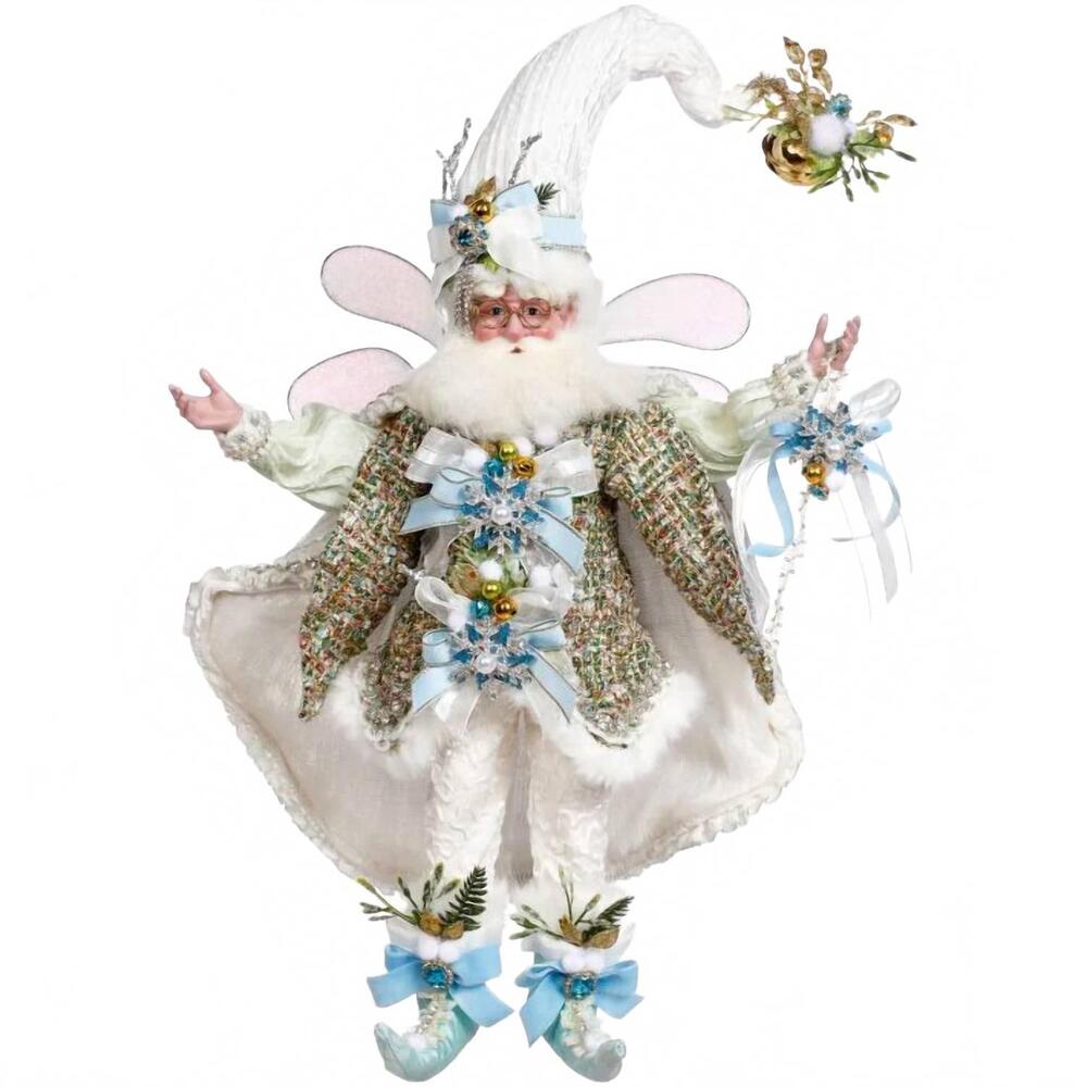 NEW MARK ROBERTS winter wonderland fairy medium 15" in white